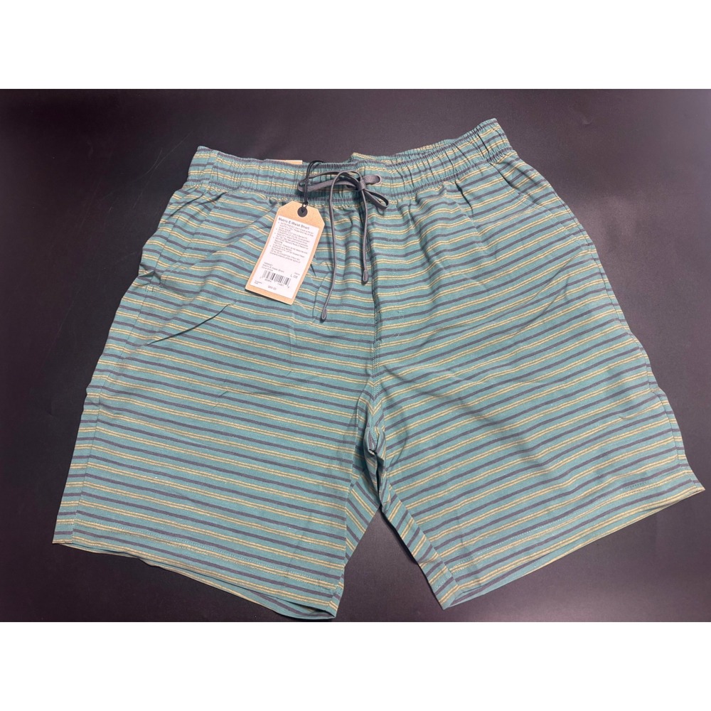 prAna NWT E-Waist Shorts Water Friendly UPF 50+ Stretch Woven Large‎ MSRP $69